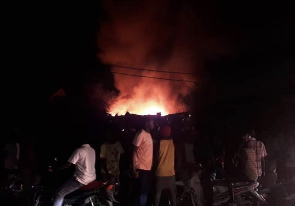 Le marché Corona de Tambacounda ravagé par un incendie