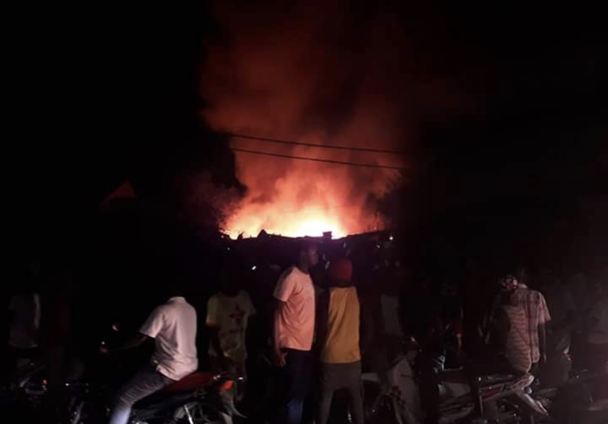 Le marché Corona de Tambacounda ravagé par un incendie