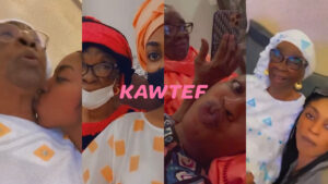 (Video) – Binou, la fille de Aby Ndour en toute complicité avec sa grand-mère Ndeye Sokhna.