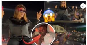 (Vidéo): Aïda Samb s’offre un bain de foule en Gambie