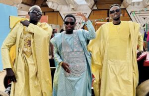 (02 photos) : Elégance  sans limites, que mijotent Ngaaka Blindé, One Lyrical et Sidy Diop ?