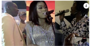 (Video): Wally Seck et Pape Diouf se croisent à la soirée de Aida Samb: Du jamais vu