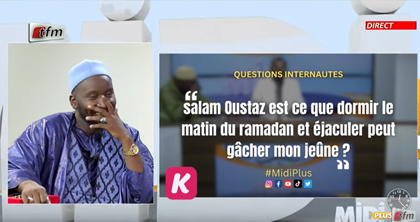 Ramadan : « Dormir le matin et éjac.uler peut-il gâcher mon jeûne? ». La réponse hilarante de Oustaz. Regardez!
