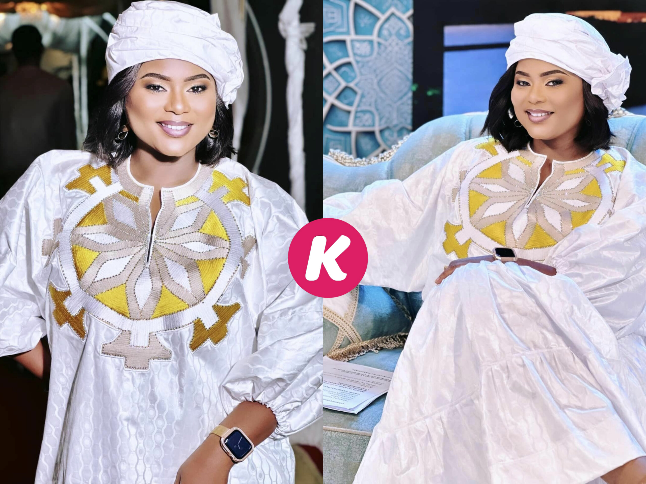 (4 Photos) – Merry Béye Diouf : L&rsquo;élégance se vêt traditionnelle