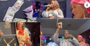 (Vidéo) – 15millions, clé de voiture, parure en or, l&rsquo;incroyable « battré » de cette dame à Aida Samb.