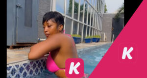 En sl.ip et soutien-gorge dans sa piscine, Abidemi Awotale fait tomber Instagram. Regardez!