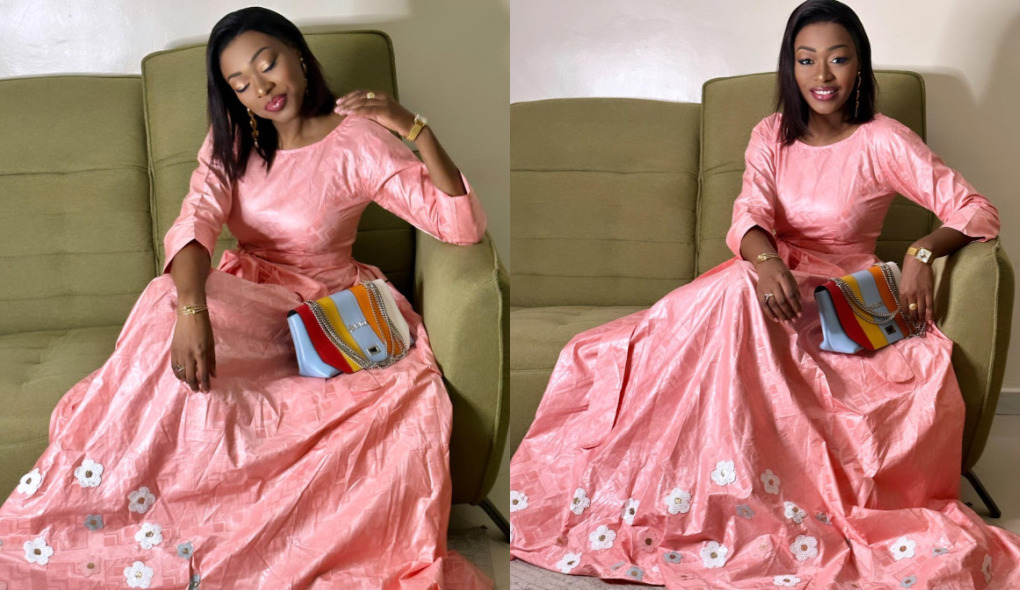 Photos : Khady Ndiaye de la Tfm, Bijou en rose