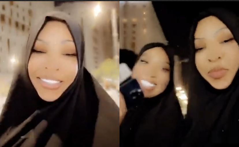 (Vidéo)- Viviane Chidid à la mosquée de Medinatoul Mounawara avec fille Zeyna Ndour