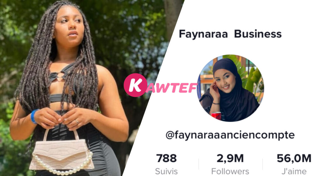 Réseaux sociaux: Faynara vend son compte TikTok à 20 millions de Fcfa.