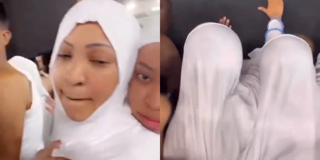 (Vidéo) : Oumra : Viviane en larmes devant  la Kaba