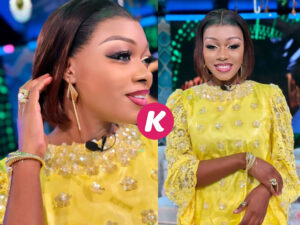 ( 10 photos) : Belle comme une fleur, Bijou Ndiaye resplendit en jaune