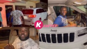 (Vidéo) – Boucher Kethieup présente sa nouvelle voiture à Pape Diouf, « Sama kilifeu leu louma am… »