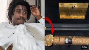 (Vidéo) – Cadeau d&rsquo;anniversaire: Waly Seck reçoit un micro en or avec son nom de la part de…