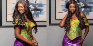 (05 photos )-Mode Korité : Salma fascine ses fans dans une taille basse sur mesure