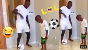 (Vidéo) – Sadio Mané joue en toute complicité avec son neveu.