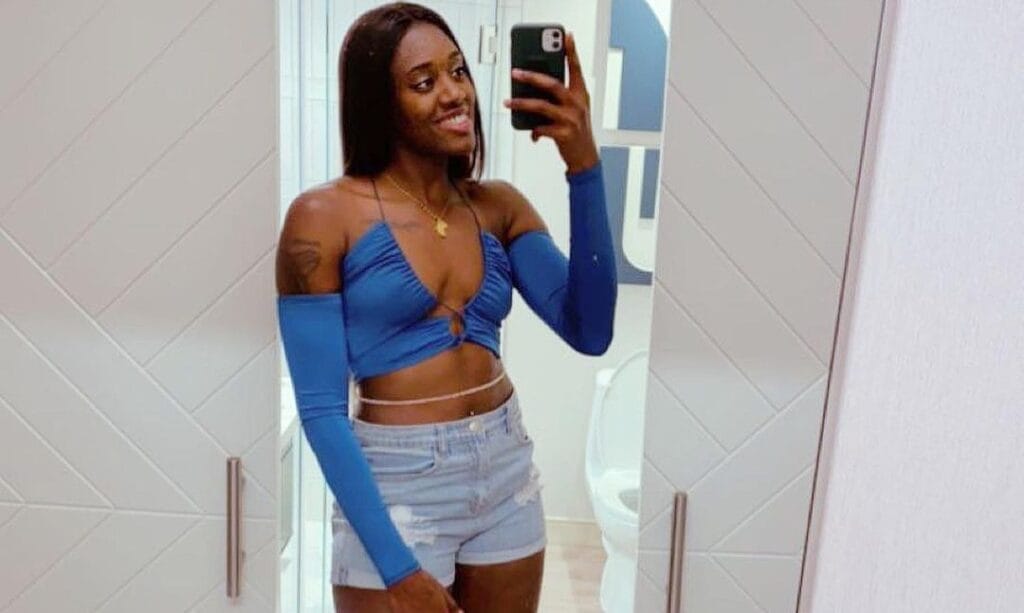 (03 photos) Yacine Diop: La Basketteuse torride dans son look osé