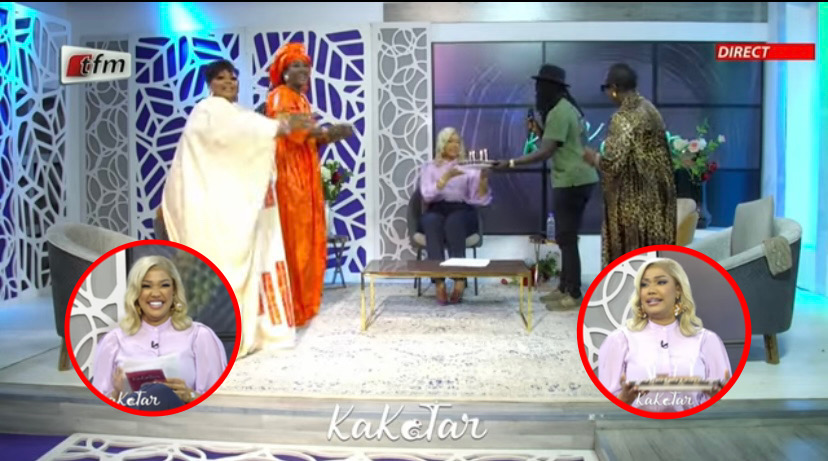 (Video) – Anniversaire: Ya Awa surprise en direct par un gâteau de Bakhaw.