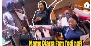 Incroyable: Mame Diarra Fam expl0se la soirée de Wally Seck avec des pas de danses exceptionnels