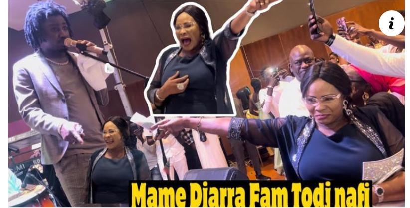 Incroyable: Mame Diarra Fam expl0se la soirée de Wally Seck avec des pas de danses exceptionnels
