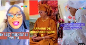 (Vidéo)- Aby Ndour accueillie comme une reine chez sa belle famille