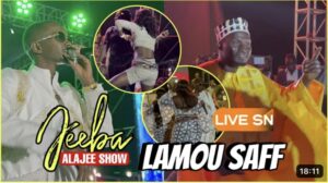 (Vidéo) – Jeeba fait un show inédit avec le son « Loumou Saff », Serigne Ngagne incontrôlable.