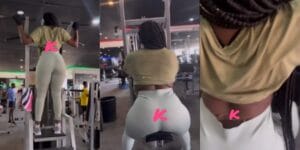 (Vidéo) : Aadjah Everywhere expose ses « bine bine » en plein entrainement