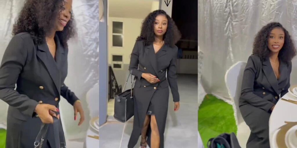 (Vidéo) : Devenue Mme Mbacké, Adiouza s&rsquo;affiche $exy en noir