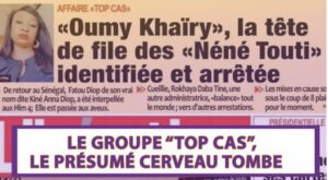 Affaire du Groupe « Top Cas »: Une bonne nouvelle pour les « Néné Touti ».