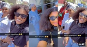 (Vidéo) – Mia Guissé en toute complicité avec son papa et sa mère qui danse.