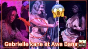 (Vidéo) – Awa Banaya et Gabrielle Kane chauffent la soirée de Waly Seck. Du jamais vu !
