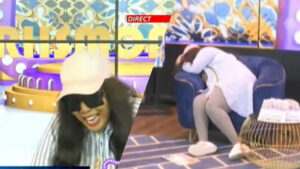 (Vidéo) – Amina Poté craque et verse de chaudes larmes en direct sur son plateau d’émission.