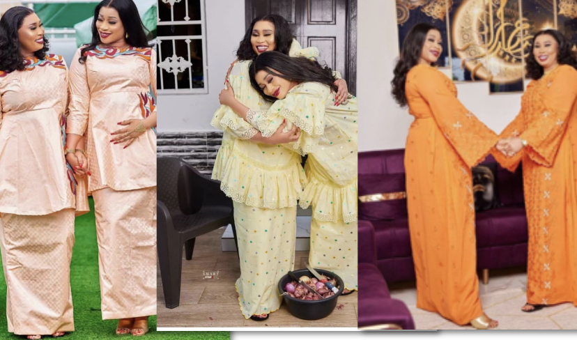 (Photos)- Tabaski 2023: Aida Samb et sa «Woudiou » comme des sœurs jumelles