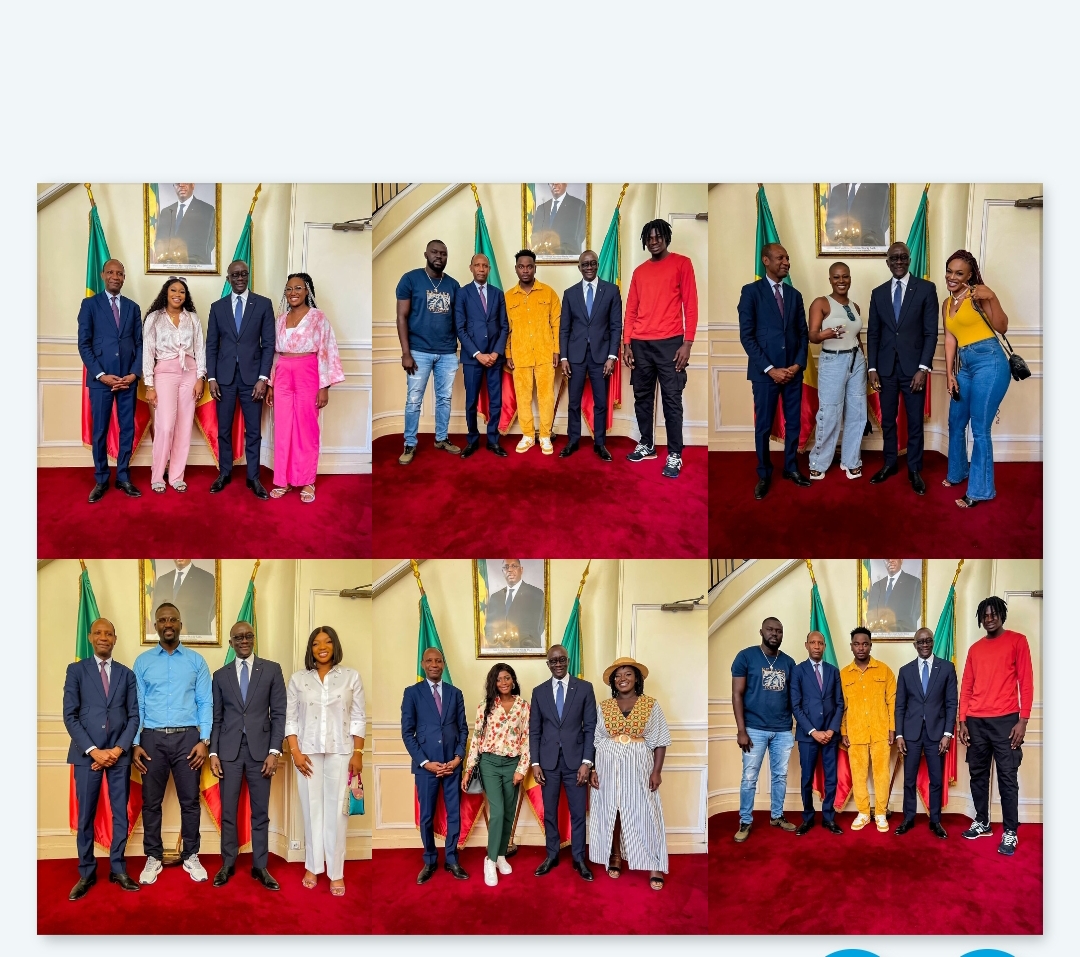EFOR: La team rend visite à l’ambassadeur du Sénégal en France