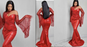 Photos)- Amy Lea, la princesse rouge de la Tabaski 2023