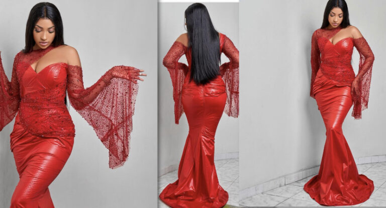 Photos)- Amy Lea, la princesse rouge de la Tabaski 2023