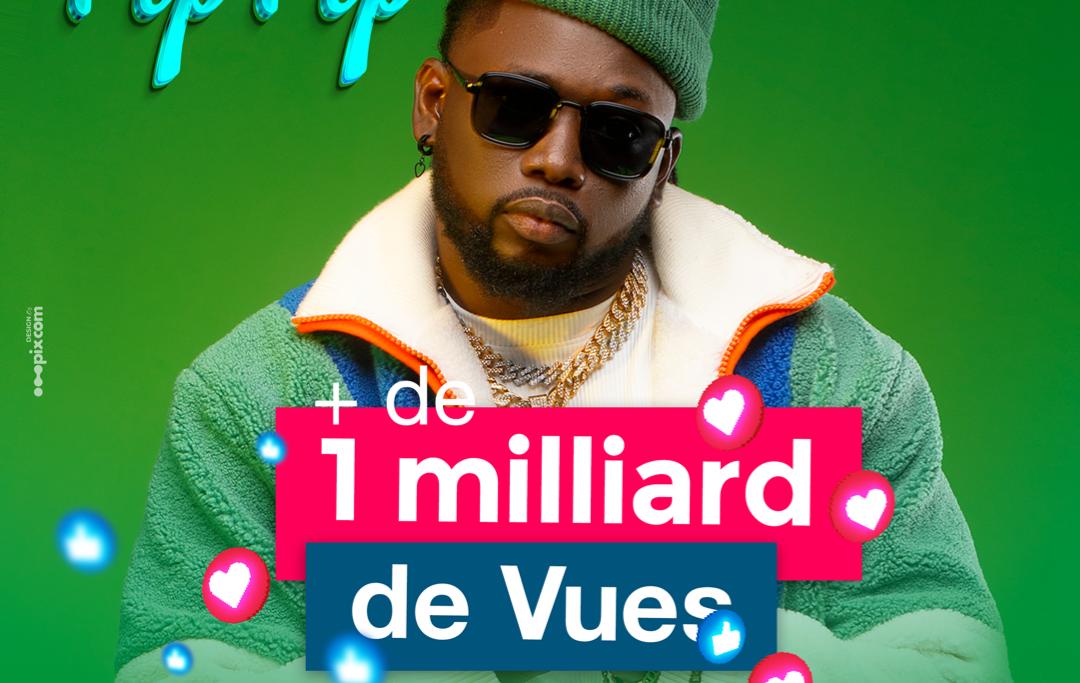Musique: «Pop pop» de cherifou atteint un milliard de vues sur….