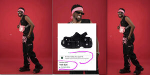 (Photos): Bass Thioung se tape une chaussure de plus de 600milles Fcfa