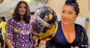 (Vidéo) – Après leur différend, Mbathio et Dabaye se sont lovées au Baptême de Babacar Ndiack.