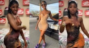 Badhie Kelly, la tiktokeuse, enfl@mme la toile avec sa silhouette ravissante en maillot de bain