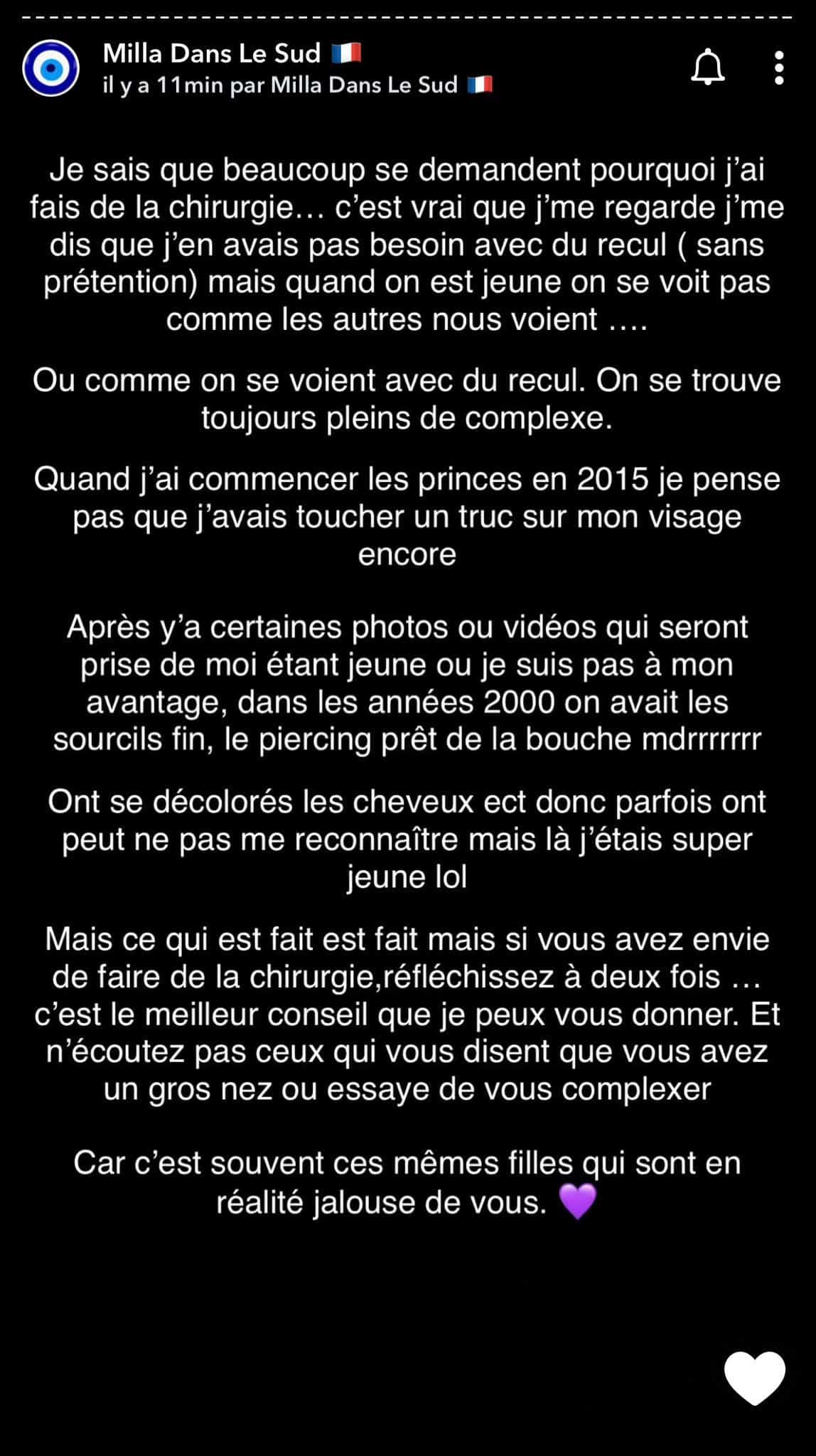 (2) Photos: Milla Jasmine au naturel: la star dévoile une photo d