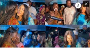 (Vidéo)- Viviane Chidid débarque en surprise au baptême de la fille de Ndeye Marie de la serie Karma