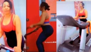 (Vidéo): Viviane Chidid reconquiert la forme en fitness