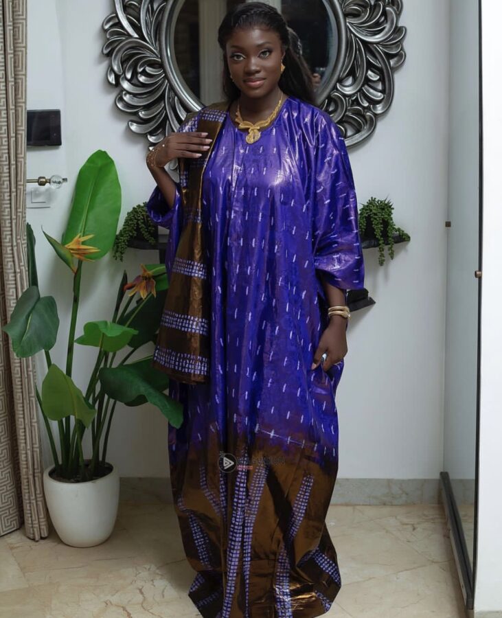 (4) Photos : La radieuse actrice Yakhara Gueye, alias Ndeye Marie, en tenue africaine éblouissante