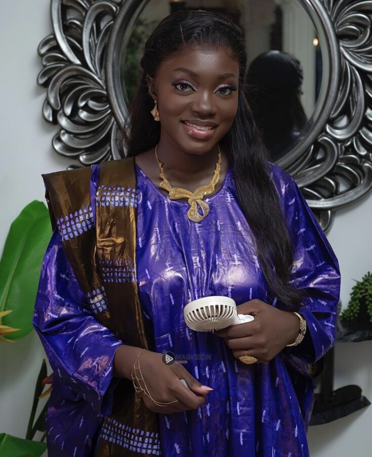 (4) Photos : La radieuse actrice Yakhara Gueye, alias Ndeye Marie, en tenue africaine éblouissante