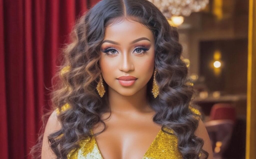 Arrêt sur image: La chanteuse Astar brille en or