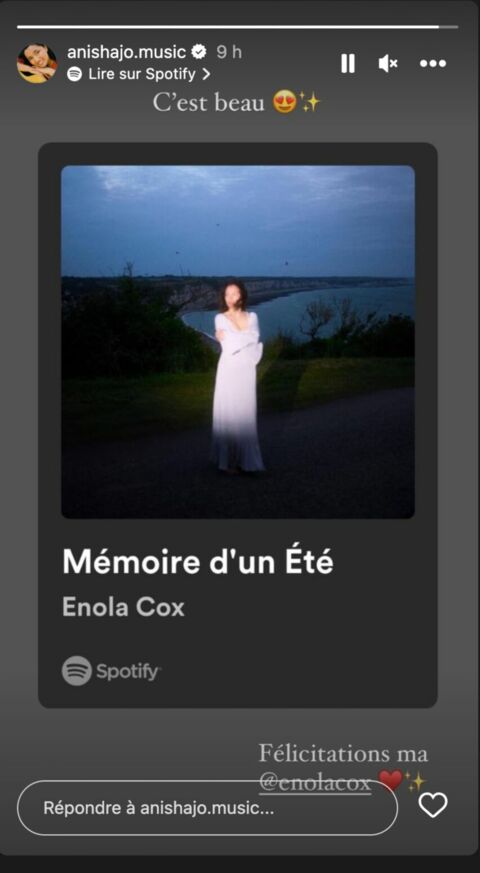 Photo: Enola Cox de la Star Academy dévoile son premier single, Anisha réagit