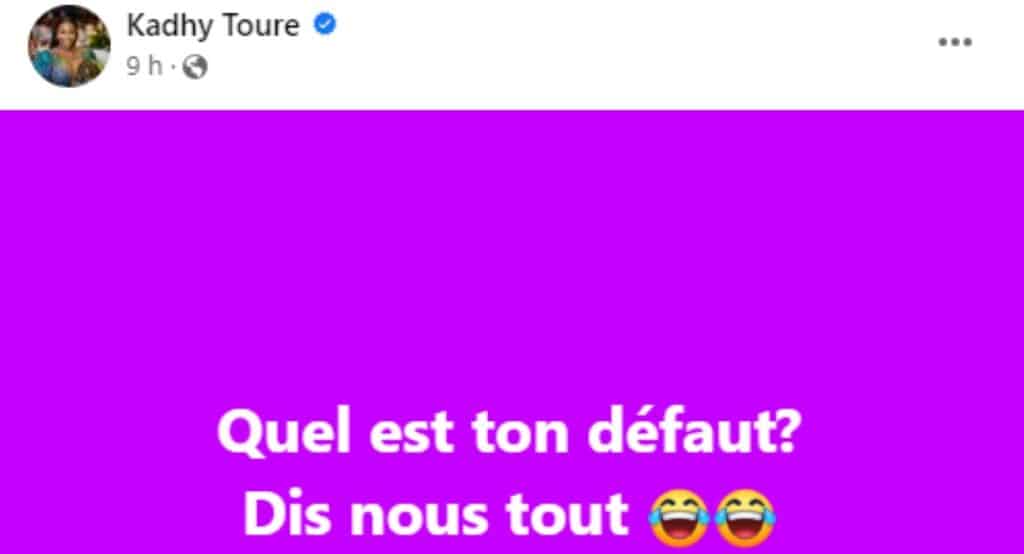 Révélation choc de Kadhy Touré: L