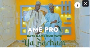 (Clip officiel) – En prélude du Gamou, Ame Pro chante «Ya Barham»