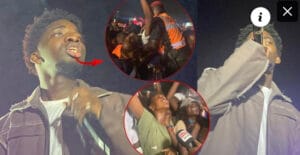 (Vidéo)- Concert: Regardez l’entrée expløsive de Vj, ses fans tombent en transe…Du jamais vu
