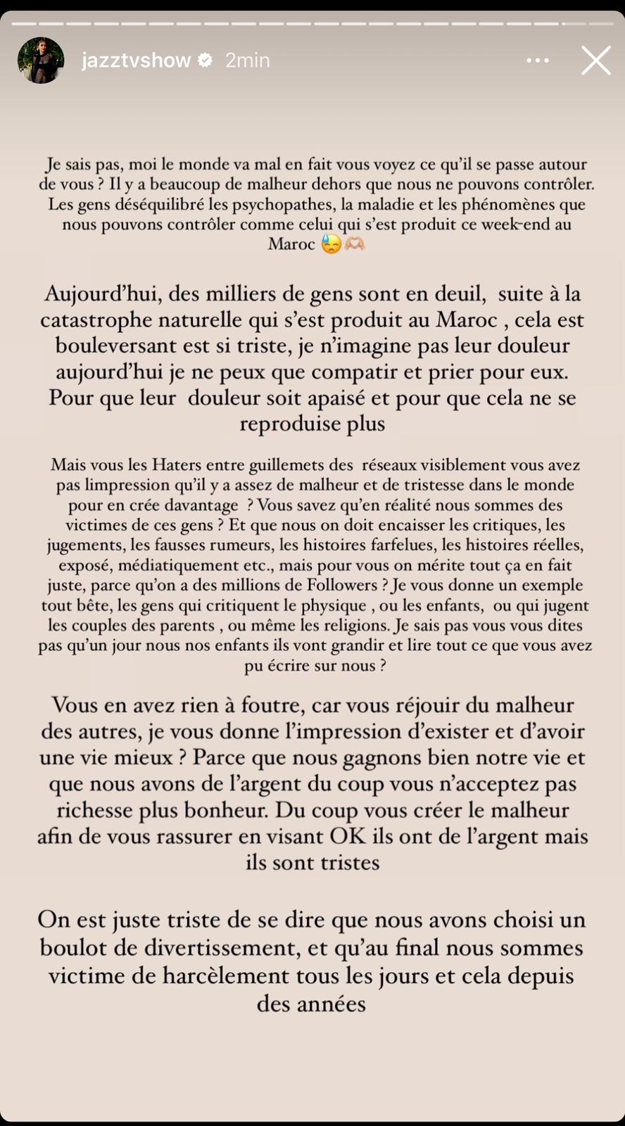 (3) Photos - Harcèlement incessant : Jazz Correia envisage de se retirer des réseaux sociaux